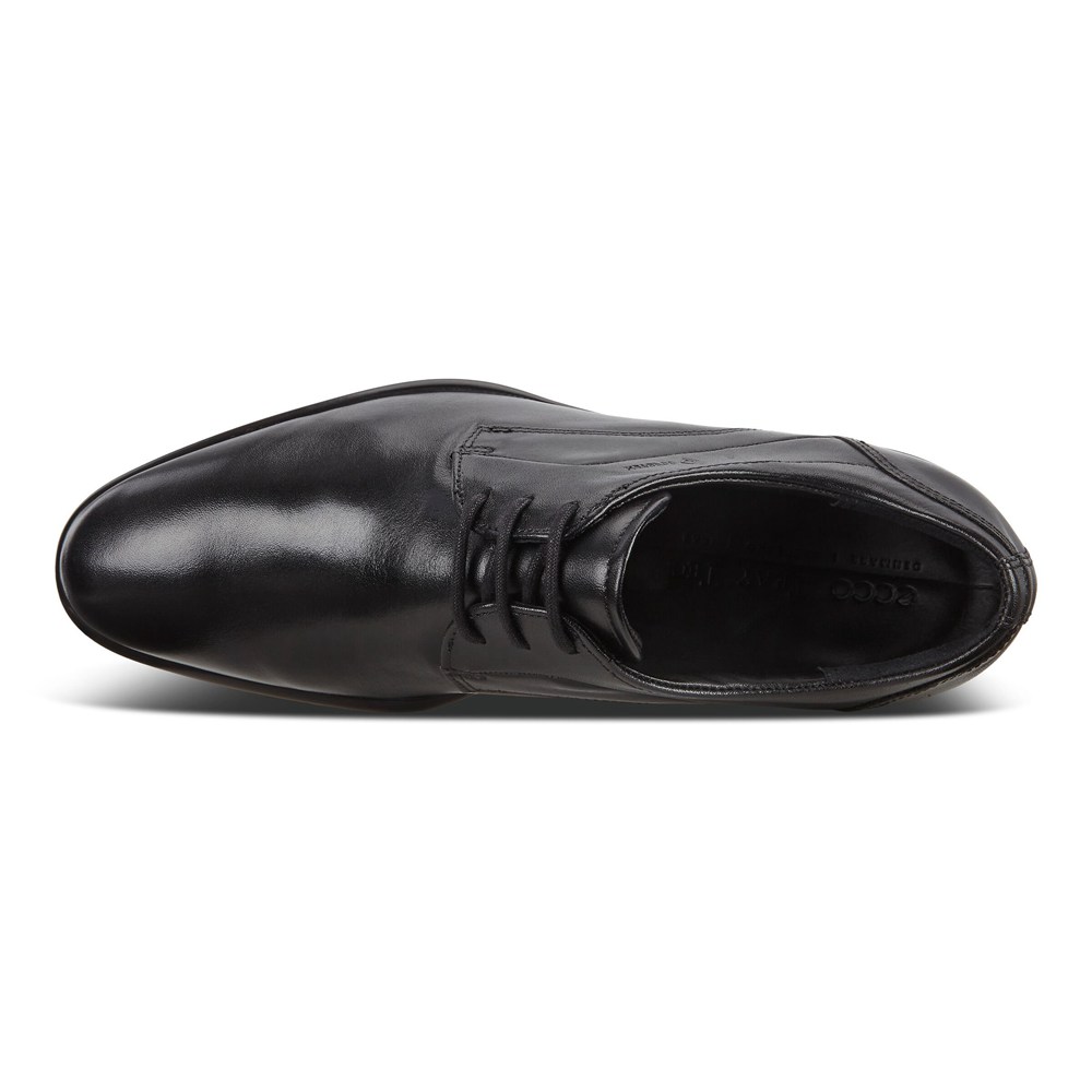 Zapatos Derby Hombre - ECCO Citytrays - Negros - APY346589